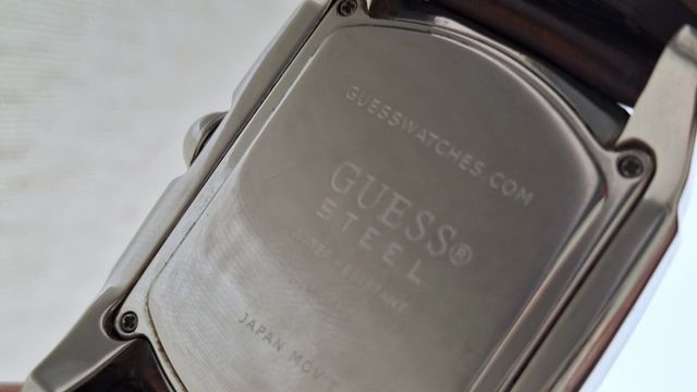 Reloj Guess Steel marrón y plata