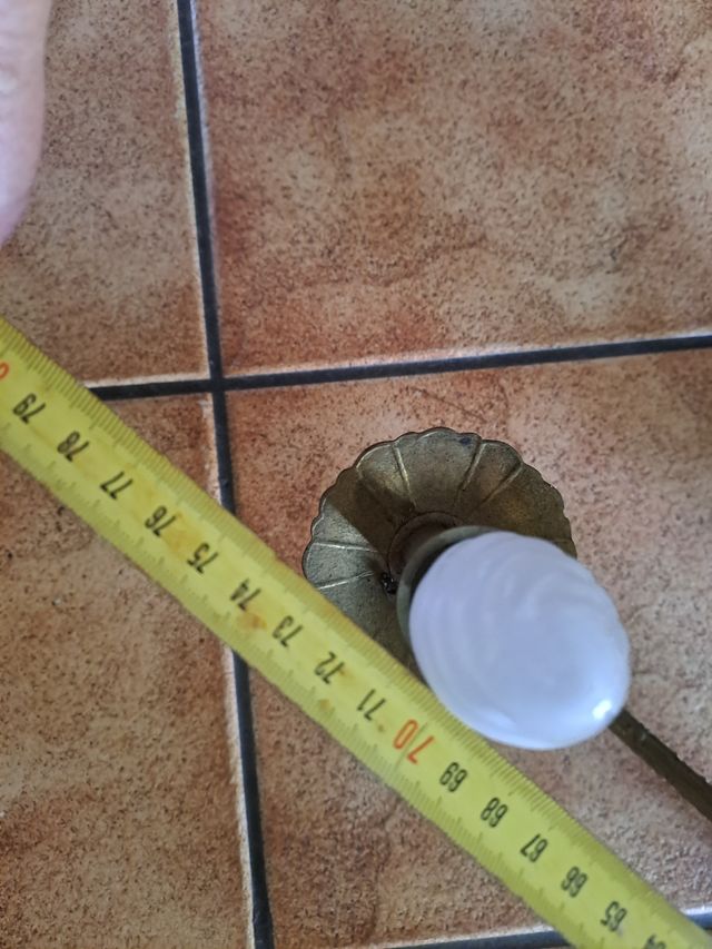 Lampara bronce antiguo 10 luces