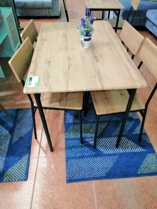 OFERTA Mesa + 4 sillas comedor -CD 24-009