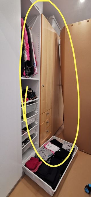 **urge hoy* Puerta de armario + 4 Cajones + bisagr