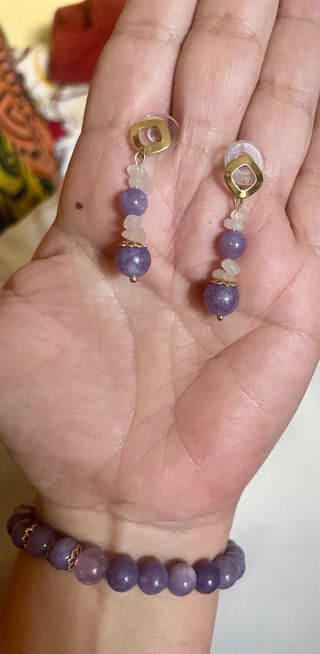 Juego de Joyas mineral Angelita