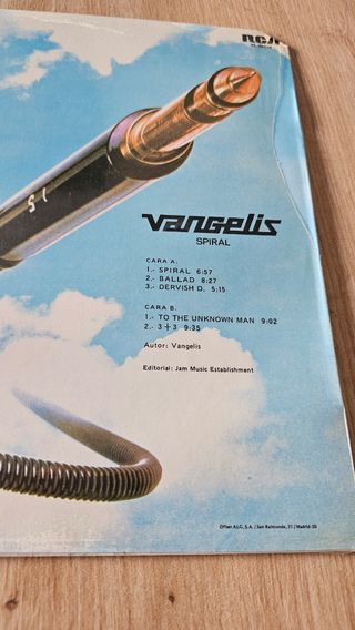 Vinilo Vangelis - Spiral