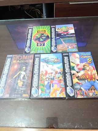 Consola Sega Saturn + 9 juegos