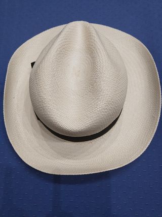 Sombrero Panamá Blanco c/Cinta Negra