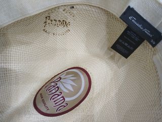 Sombrero Panamá Blanco c/Cinta Negra