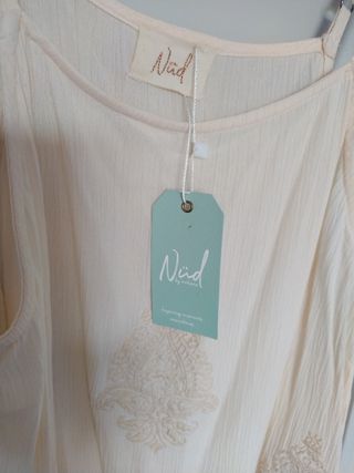 Nüd Top rosa de verano talla M/L con etiqueta