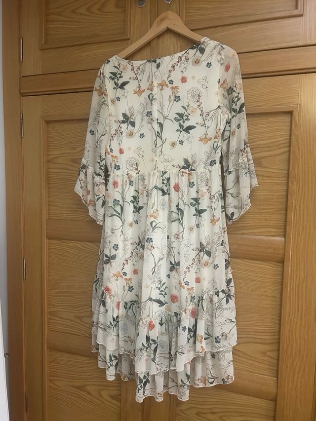 Vestido midi floral