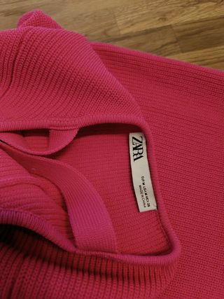 Zara - Vestito lungo aderente fucsia