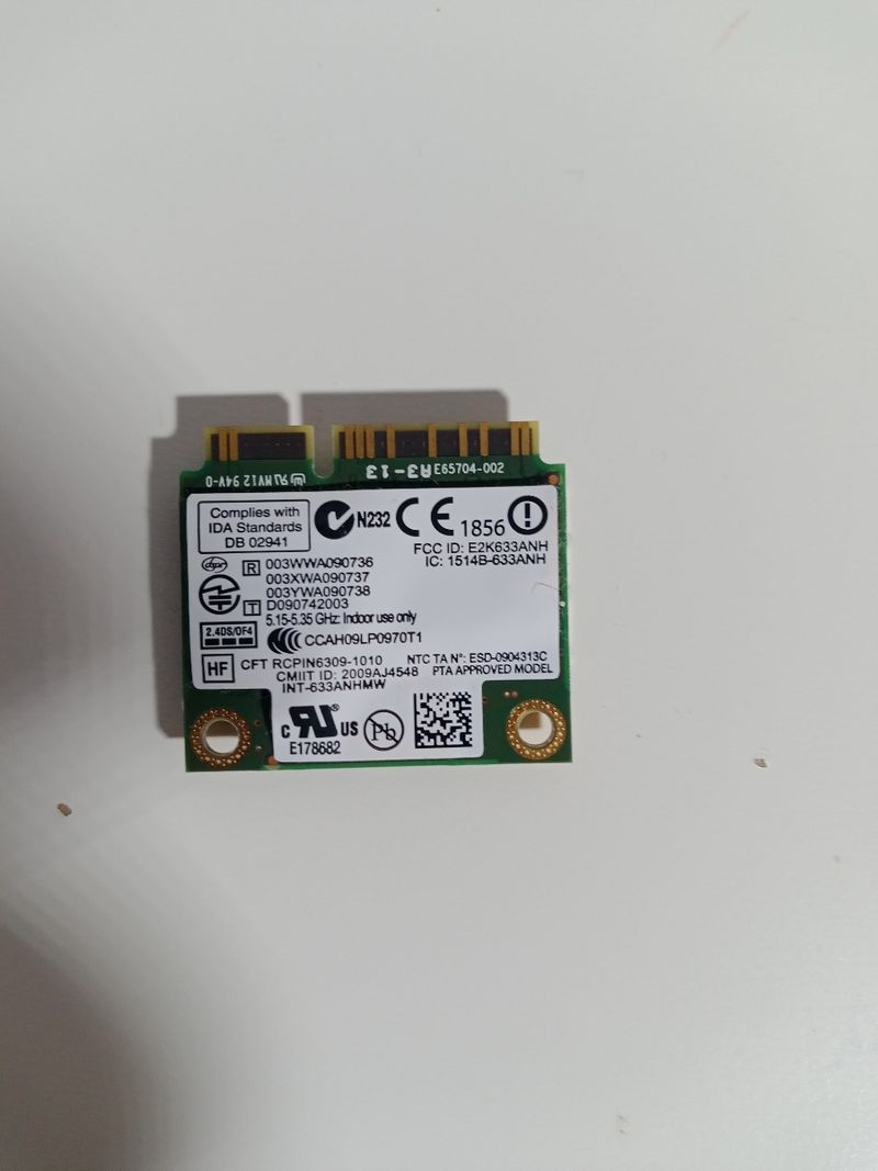 Tarjeta WiFi Intel 633ANHMW afbeelding 2