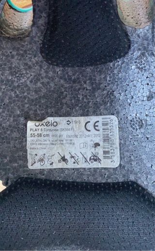 Casco bici Oxelo turquesa