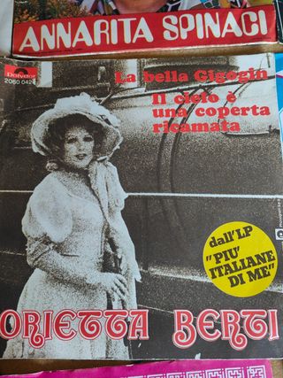 9 dischi 45 giri vintage