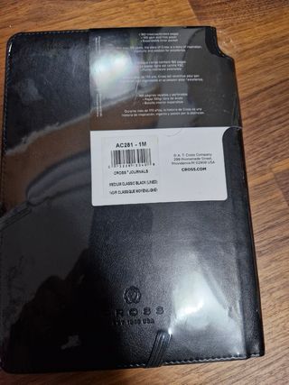 Libreta Cross negra