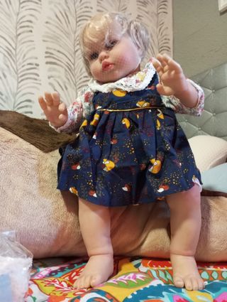 Muñeca Reborn bebé todller como dos años estrenar