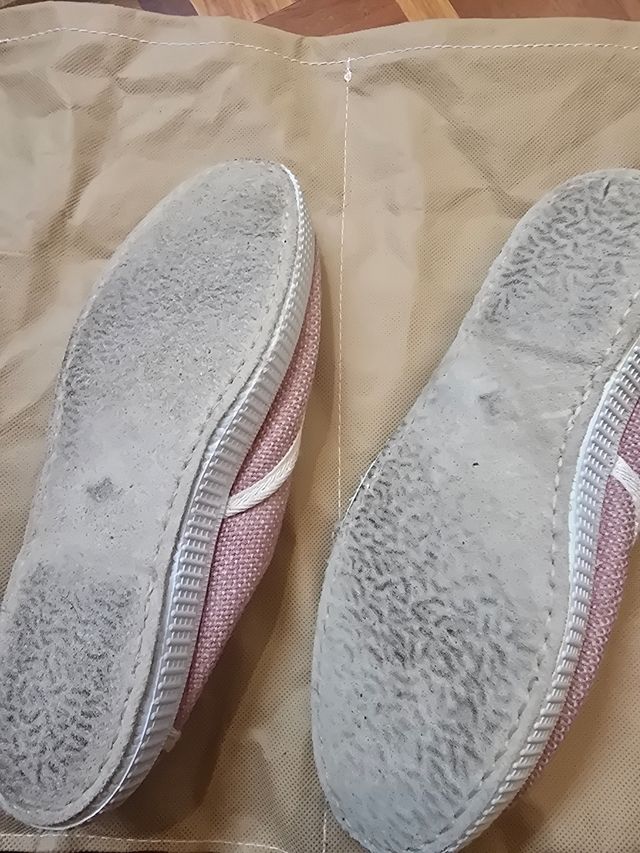 Zapatillas para salón swing con suela de serraje