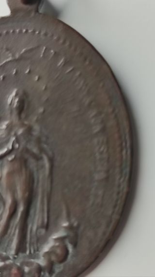 Antigua medalla religiosa año jubilar 1906-1907.