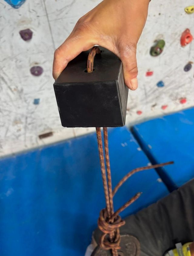 Agarre en pinza - Escalada