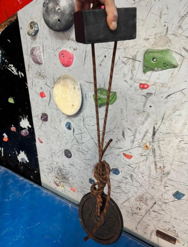 Agarre en pinza - Escalada