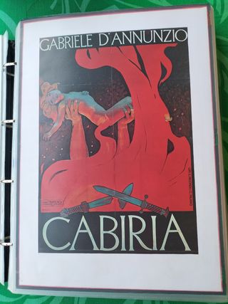 Locandina Cabiria - D'Annunzio