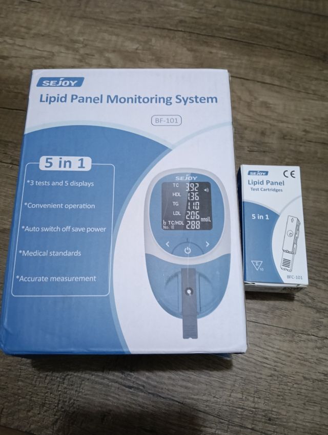 SEJOY - Monitor de Lípidos 5 en 1