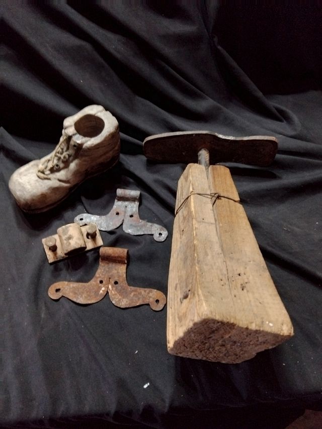 Yunque zapatero antiguo + piezas