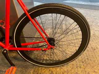 Bicicleta Fixie roja