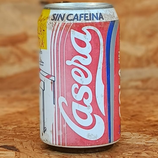 Lata Vazia Antiga La Casera Cola Sin Cafeina #249