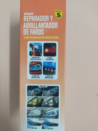 Reparador y abrillantador de faros