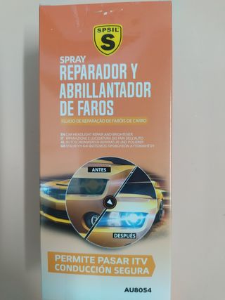 Reparador y abrillantador de faros