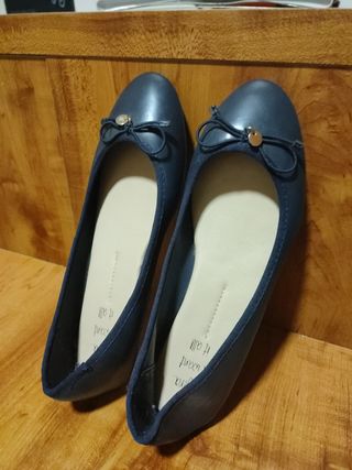 Bailarinas piel azul marino