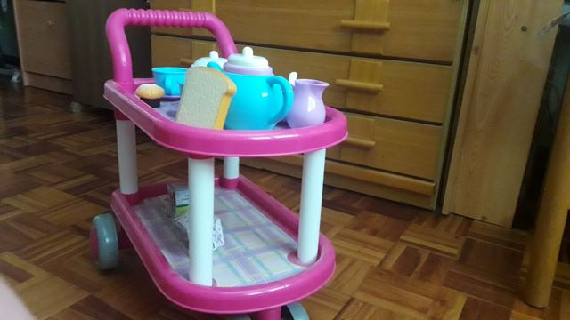 Carrito Camarera de café. Infantil Juguete