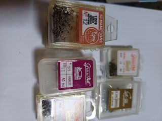 27 Cajas Anzuelos Rectos (50 unid/caja)