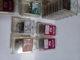 27 Cajas Anzuelos Rectos (50 unid/caja)