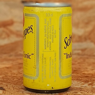 Lata Vazia Schweppes Indian Tonic - França #058