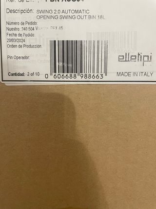 Cubo basura automático