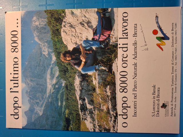 4 Cartoline Messner 1993 2 con autografo