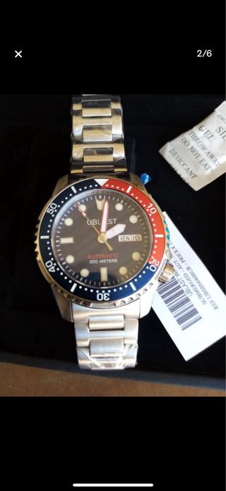 Reloj UBL Submerged - Azul y Plata ORIGINAL