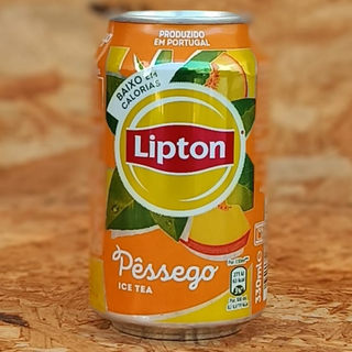 Lata Vazia Lipton Ice Tea Pêssego - Portugal #067