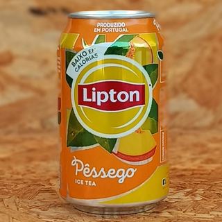 Lata Vazia Lipton Ice Tea Pêssego - Portugal #067