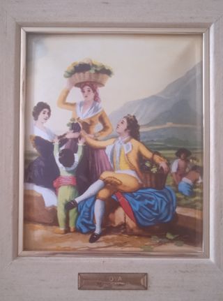 6 Esmaltes a fuego Goya.