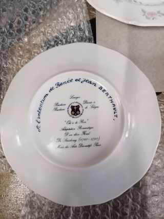 8 Piattini vintage Dessert Limoges 
