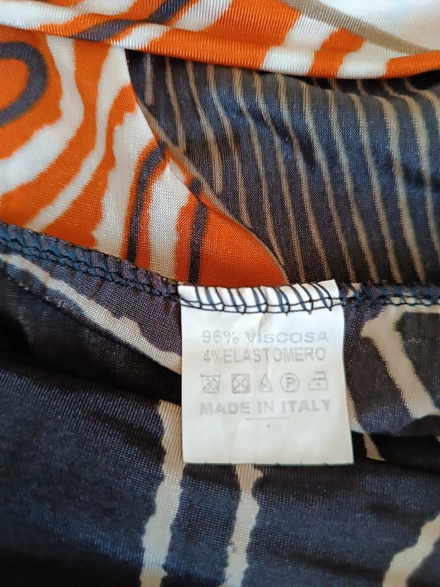 Vestito estivo corto multicolor