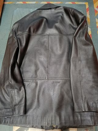 CAZADORA DE CUERO HOMBRE 