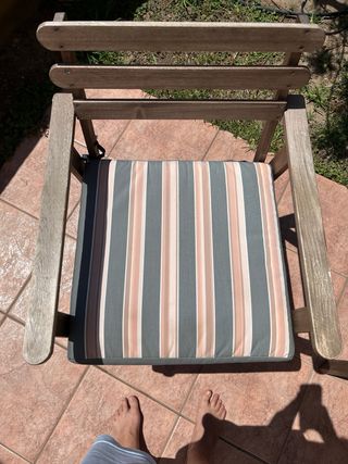 4 Sillas terraza teka - beige