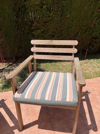 4 Sillas terraza teka - beige