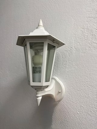 Farol exterior blanco