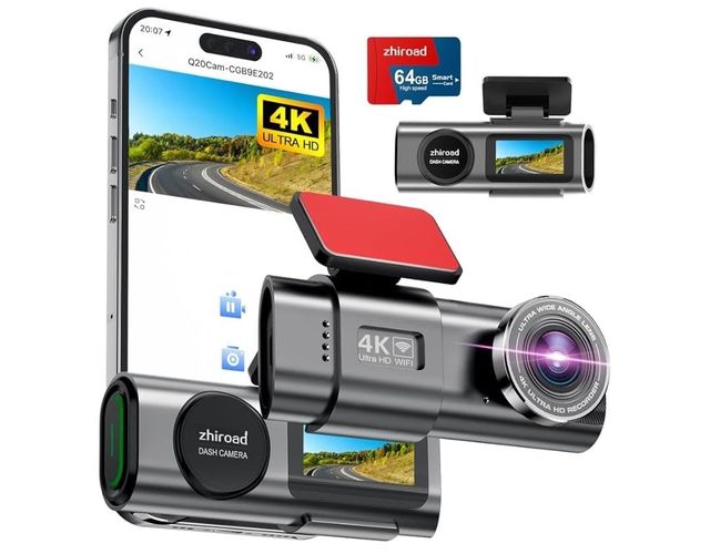 Cámara Dash Zhiroad Q20 4K WiFi