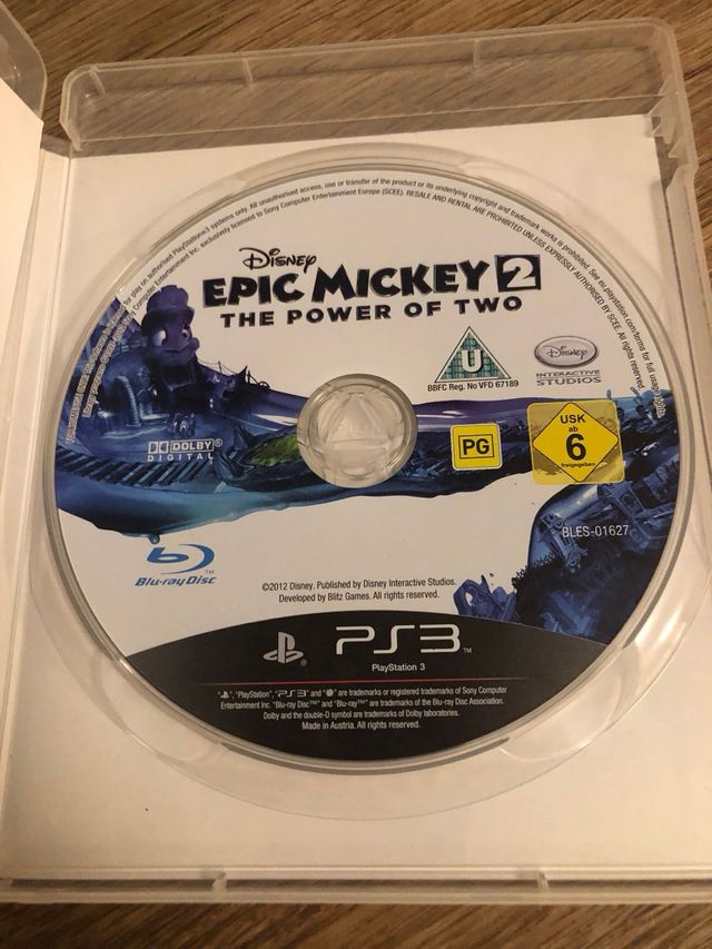 PS3 Disney Epic Mickey 2