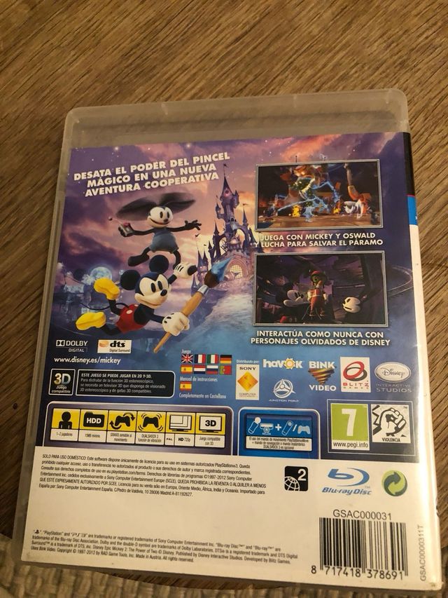 PS3 Disney Epic Mickey 2