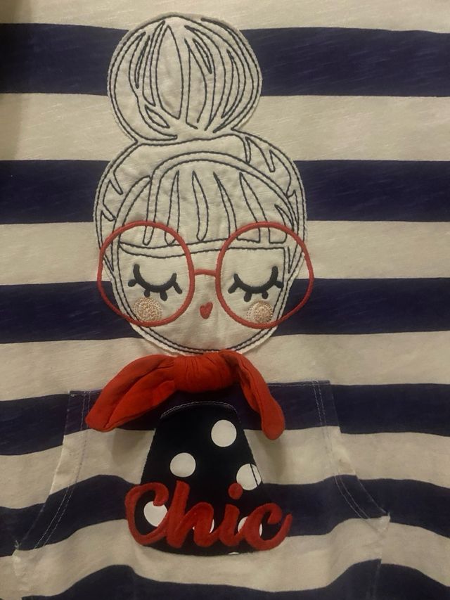 Vestido niña rayas mayoral