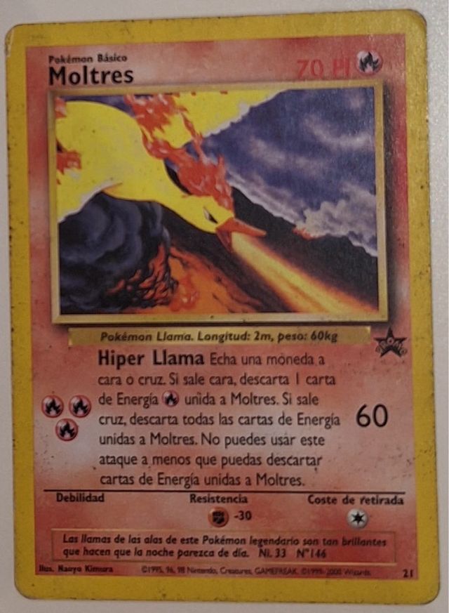 Carta Moltres - Pokémon